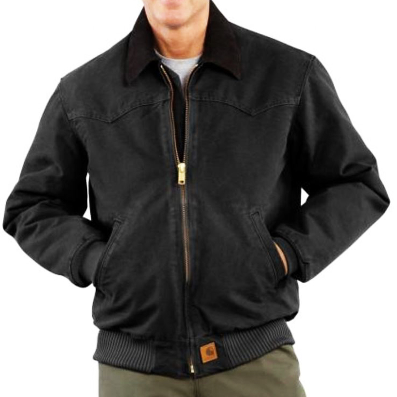 カーハート サンドストーン ウエスタン サンタフェ ジャケット ブラック/Carhartt Sandstone Santa Fe Jacket