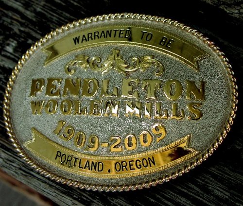 画像クリックで大きく確認できます　Click↓2: ペンドルトン バックル ハンドメイド リミテッドエディション（100周年記念限定）/Pendleton Limited Edition Belt Buckle