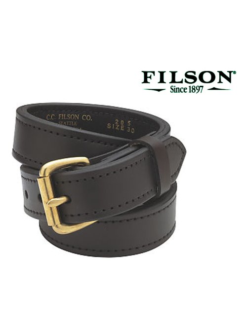 画像クリックで大きく確認できます　Click↓1: フィルソン ダブルレザーベルト（幅32mm 厚み7mm）/Filson 1-1/4 Double Belt