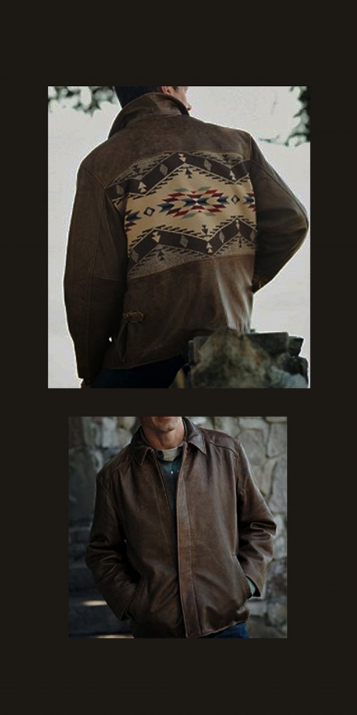 画像クリックで大きく確認できます　Click↓1: ペンドルトン レザー ジャケット (スピリットオブザピープルズ）/Pendleton Centennial Leather Jacket(Spirit of the Peoples)