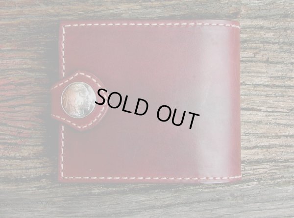 画像1: ファニー コインヘッドビルフォード（レッド）/Funny Coin Head Billfold(Red)