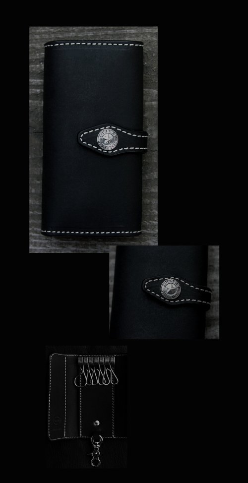 画像クリックで大きく確認できます　Click↓1: ファニー キーケース（ブラック）/Funny Key Case(Black)