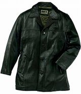 レインフォレスト レザー カーコート（ブラック）/RFT RAINFOREST Smooth Lamb Leather Car Coat (Black)