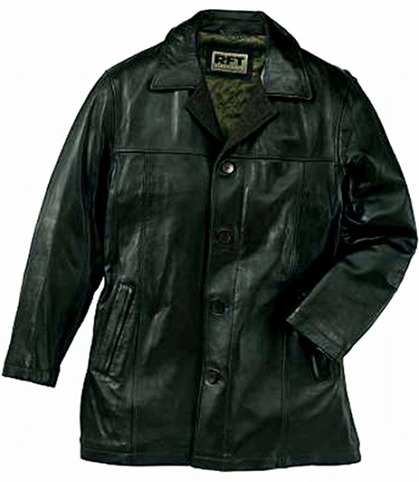 画像1: レインフォレスト レザー カーコート（ブラック）/RFT RAINFOREST Smooth Lamb Leather Car Coat (Black)