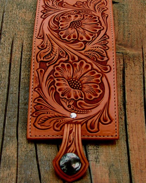 画像クリックで大きく確認できます　Click↓3: ファニー コインヘッド ビルフォード ハンドクラフト・Hand Craft(Tan Antique)/Funny Coin Head Billfold