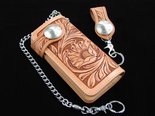 画像クリックで大きく確認できます　Click↓1: ファニー ライダース ウォレット（ハンドクラフトL・Tan Antique）/Funny Rider's Wallet(Handcraft/Tan Antique)