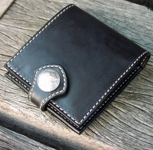 画像クリックで大きく確認できます　Click↓1: ファニー コインヘッドビルフォード（コードバン/ブラック）/Funny Coin Head Billfold(Cordovan/Black)