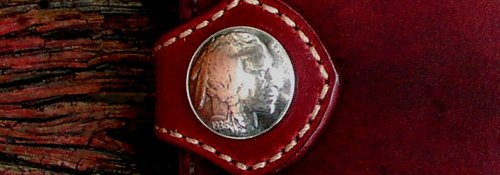 画像クリックで大きく確認できます　Click↓3: ファニー コインヘッドビルフォード（レッド）/Funny Coin Head Billfold(Red)