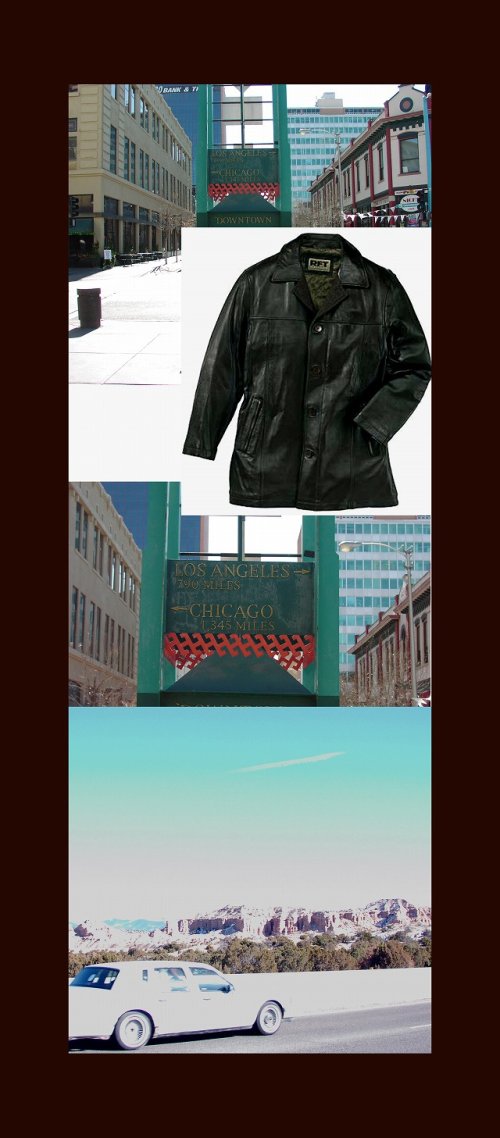 画像クリックで大きく確認できます　Click↓1: レインフォレスト レザー カーコート（ブラック）/RFT RAINFOREST Smooth Lamb Leather Car Coat (Black)