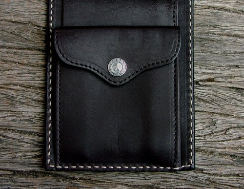 画像クリックで大きく確認できます　Click↓2: ファニー コインヘッドビルフォード（ブラック）/Funny Coin Head Billfold(Black)