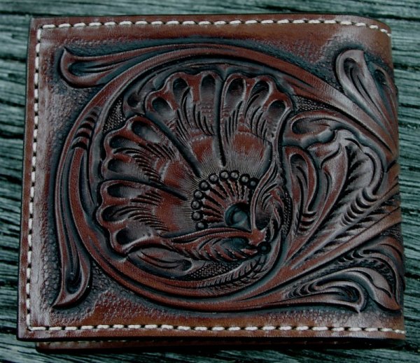 画像1: ファニー ビルフォード ハンドクラフト・Hand Craft(BrownAntique)/Funny Billfold