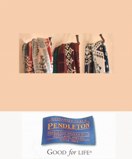 画像クリックで大きく確認できます　Click↓3: PENDLETON ペンドルトン ジャガードバスタオル/Pendleton Canyonlands Spa Towel(Desert Sky)