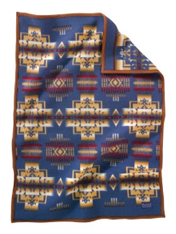 画像1: ペンドルトン チーフジョセフ ムチャチョ ブランケット（デニム）/Pendleton Chief Joseph Muchacho Blanket(Denim)