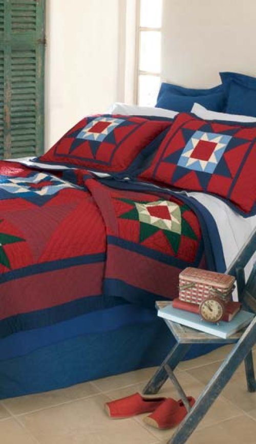 画像クリックで大きく確認できます　Click↓1: ペンドルトン キルト スースター/Pendleton Quilt Show Sioux Star