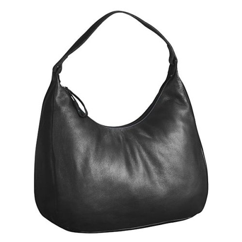 画像クリックで大きく確認できます　Click↓1: エリントン レザーショルダーバッグ・ブラック（レディース）/Ellington Leather Hobo Bag・Black（Women）