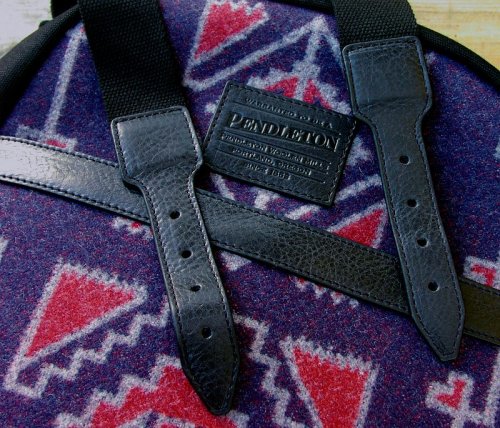 画像クリックで大きく確認できます　Click↓2: ペンドルトン リュックサック（ブラック・ネイビー）/Pendleton Rucksak（Black・Navy）