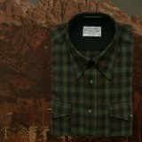 ペンドルトン アウトドア シャツ（グリーン プラッド）XL（身幅約67cm）/Pendleton Outdoor Shirt