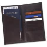 フィルソン レザー パスポート チケット ワレット（ダークブラウン）/Filson Passport Ticket Wallet(Dark Brown)