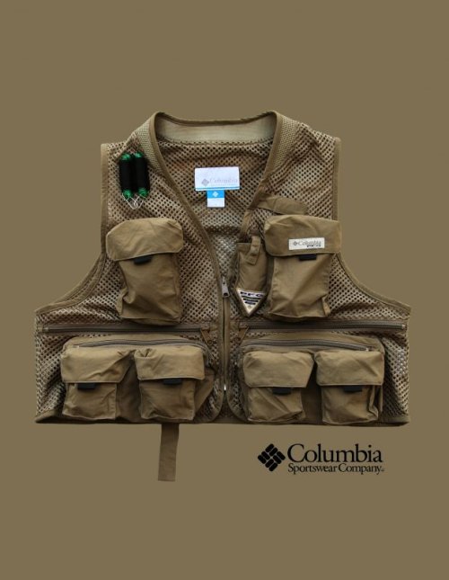 画像クリックで大きく確認できます　Click↓1: コロンビア クールクリーク メッシュ フィッシング ベスト/Columbia Cool Creek Mesh Fishing Vest