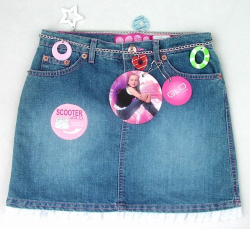 画像クリックで大きく確認できます　Click↓1: キッズ デニムスカート(Girls)/Denim Skirts（Girls)