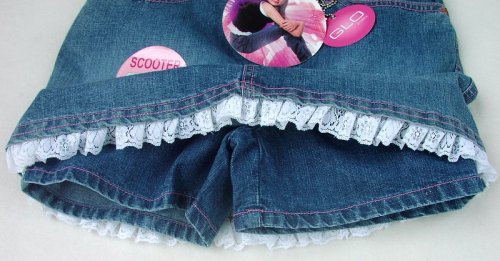 画像クリックで大きく確認できます　Click↓2: キッズ デニムスカート(Girls)/Denim Skirts（Girls)