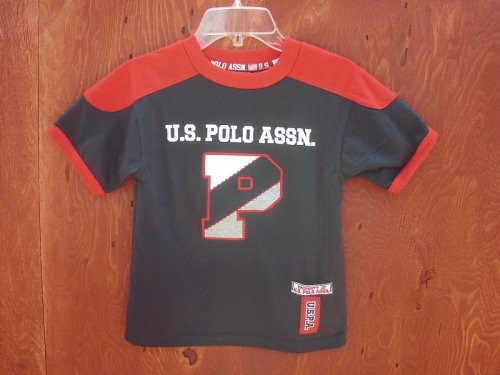 画像クリックで大きく確認できます　Click↓1: Tシャツ（ネイビー・レッド）・The United　States Polo Association