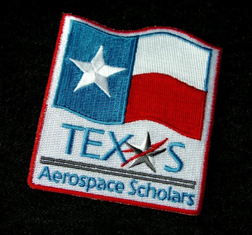 画像クリックで大きく確認できます　Click↓1: ワッペン/TEXAS Aerospace Scholars Patch