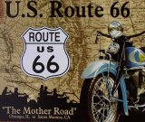 ブリキ看板（Tinサイン・メタルサイン）ルート66マザーロード/US　Route66　The Mother Road