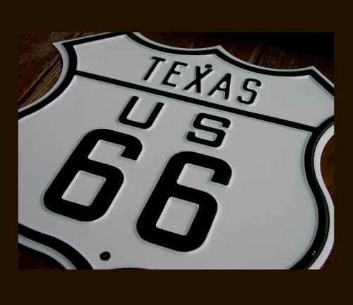 画像クリックで大きく確認できます　Click↓3: テキサスUS66ストリートサインとUSAハーレーダビッドソンバンダナ6枚セット/TEXAS　US66 Metal Sign+6Harley Davidson Bandanas 