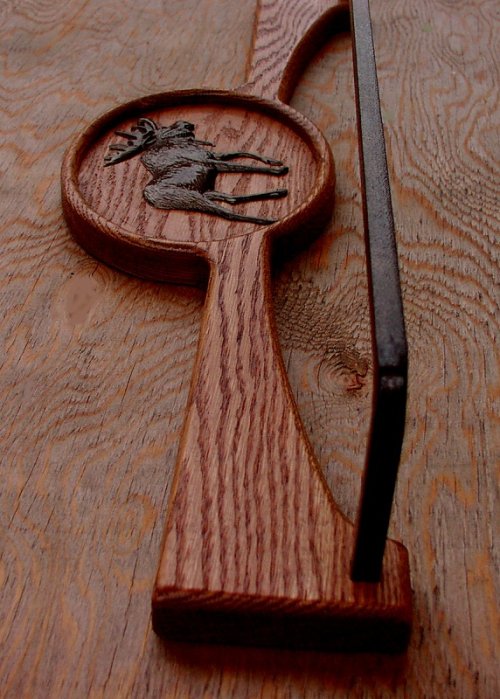 画像クリックで大きく確認できます　Click↓3: オーク ムース タオルハンガー/Oak Towel Hanger Moose