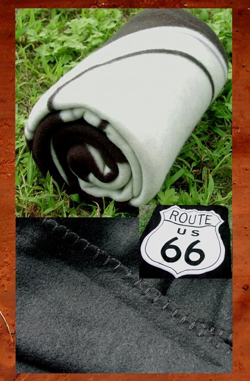 画像クリックで大きく確認できます　Click↓2: ルート66 フリース/Route66 Fleece Throw