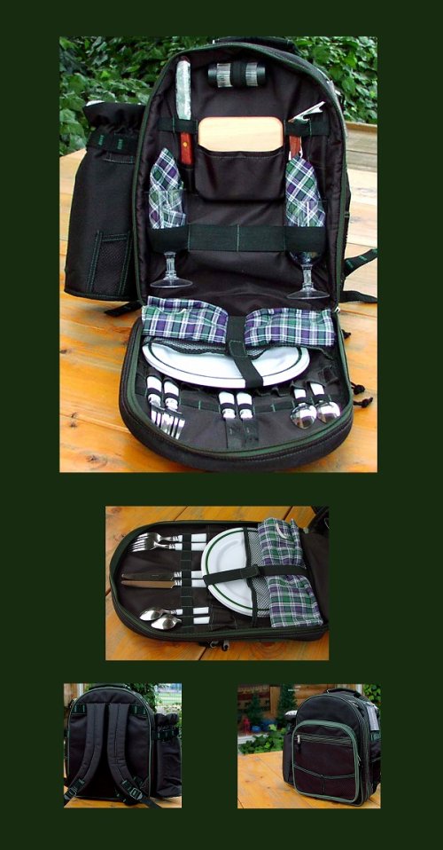 画像クリックで大きく確認できます　Click↓1: ピクニック バック パック/Picnic Backpack ForTwo