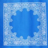 バンダナ ハバハンク HAV-A-HANK ペイズリー（ブルー・ホワイト）/Bandana Paisley Blue White