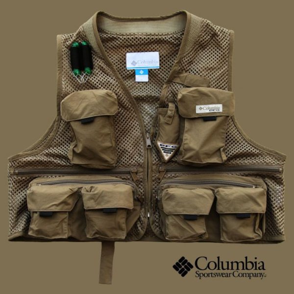 画像1: コロンビア クールクリーク メッシュ フィッシング ベスト/Columbia Cool Creek Mesh Fishing Vest