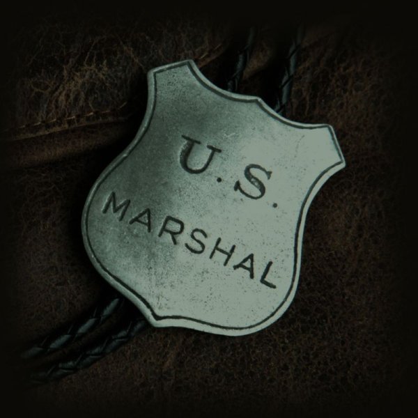 画像1: ボロタイ U.S MARSHAL/Bolo Tie