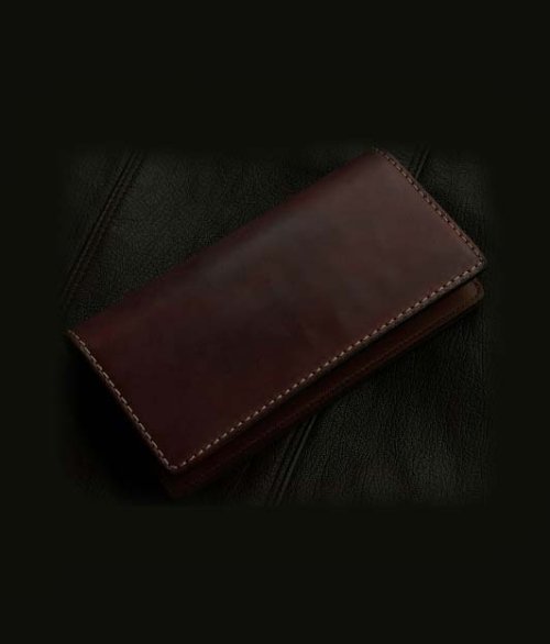 画像クリックで大きく確認できます　Click↓1: ファニー コードバン ウォレットJr. ブラウン/Funny Wallet Jr. Cordovan(Brown)