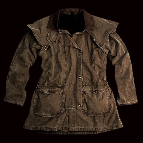画像クリックで大きく確認できます　Click↓1: レザーカラー ウォッシュドキャンバスジャケット/Leather Collar Washed Canvas Jacket