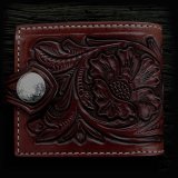 ファニー コインヘッド ビルフォード ハンドクラフト・Hand Craft(Brown Antique)/Funny Coin Head Billfold