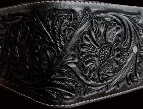 画像クリックで大きく確認できます　Click↓2: ファニー コインヘッド ビルフォード ハンドクラフト・Hand Craft(Black)/Funny Coin Head Billfold