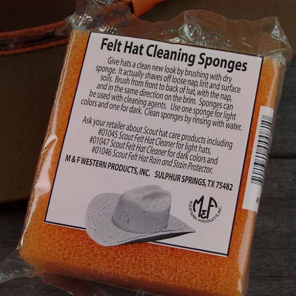 画像1: ハット用 スポンジ 2個セット（フェルトハット専用お手入れスポンジ）/Felt Hat Cleaning Sponges