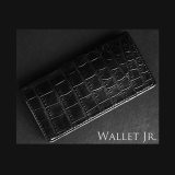 ファニー クロコダイル ウォレットJr. ブラック/Funny Wallet Jr. Crocodile Black