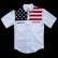 画像2: スカリー USA 刺繍シャツ（メンズ 半袖/アメリカンフラッグ）/Scully Short Sleeve Western Shirt (2)