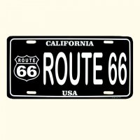 ルート66 ライセンスプレート カリフォルニアUSA/Route66 License Plate