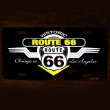 ルート66 ライセンスプレート シカゴ-カリフォルニア/Route66 License Plate