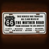 ルート66 ライセンスプレート 2448マイル/Route66 License Plate