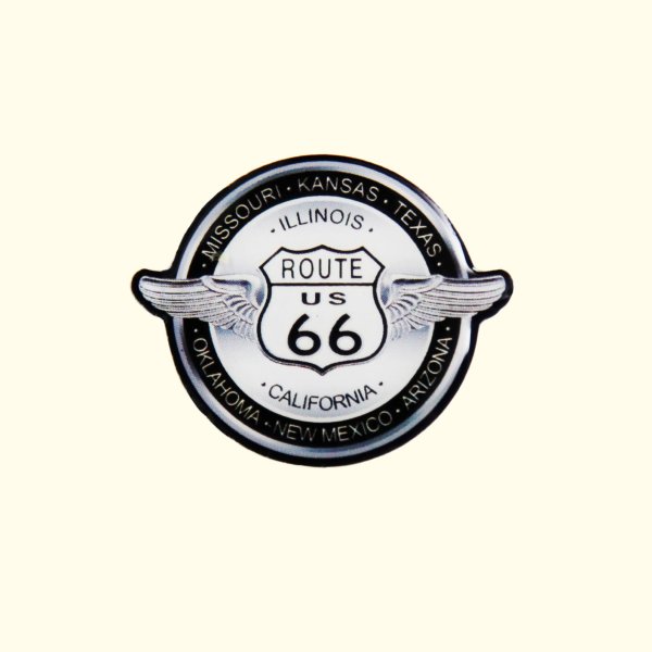 画像1: ルート66 ピンバッジ ステイトウイング/Pin Route66