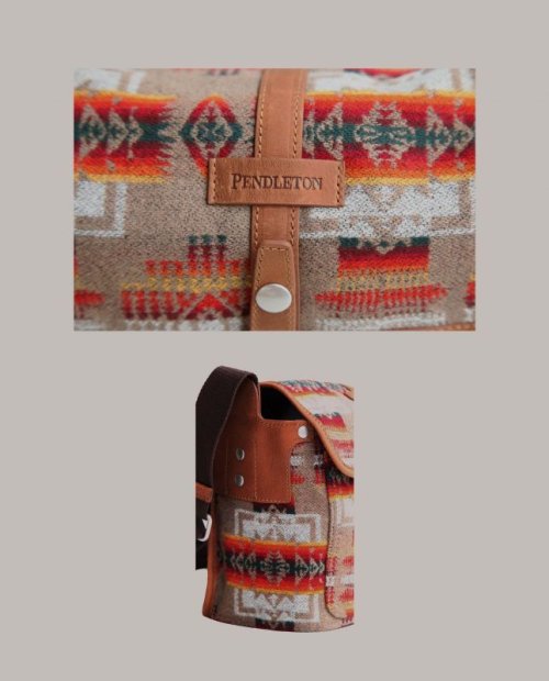 画像クリックで大きく確認できます　Click↓2: ペンドルトン ショルダーバッグ（チーフジョセフ・タン）/Pendleton Camera Bag(Chief Joseph Tan)