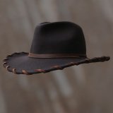 ベイリー ロウレザー＆ウール カウボーイハット（ブラウン）/Bailey Cowboy Hat(Chocolate)