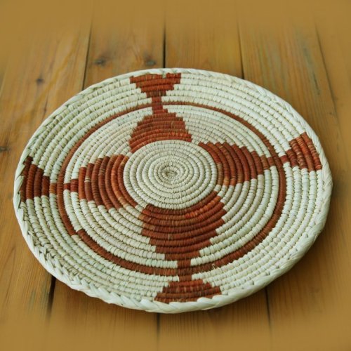 画像クリックで大きく確認できます　Click↓1: ハンドメイド サウスウエスト バスケット/Southwestern Style Basket