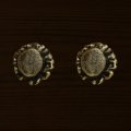 取っ手・つまみ・キャビネットノブ 2個セット（鹿の角デザイン）/Pull Nobs(Set of 2)